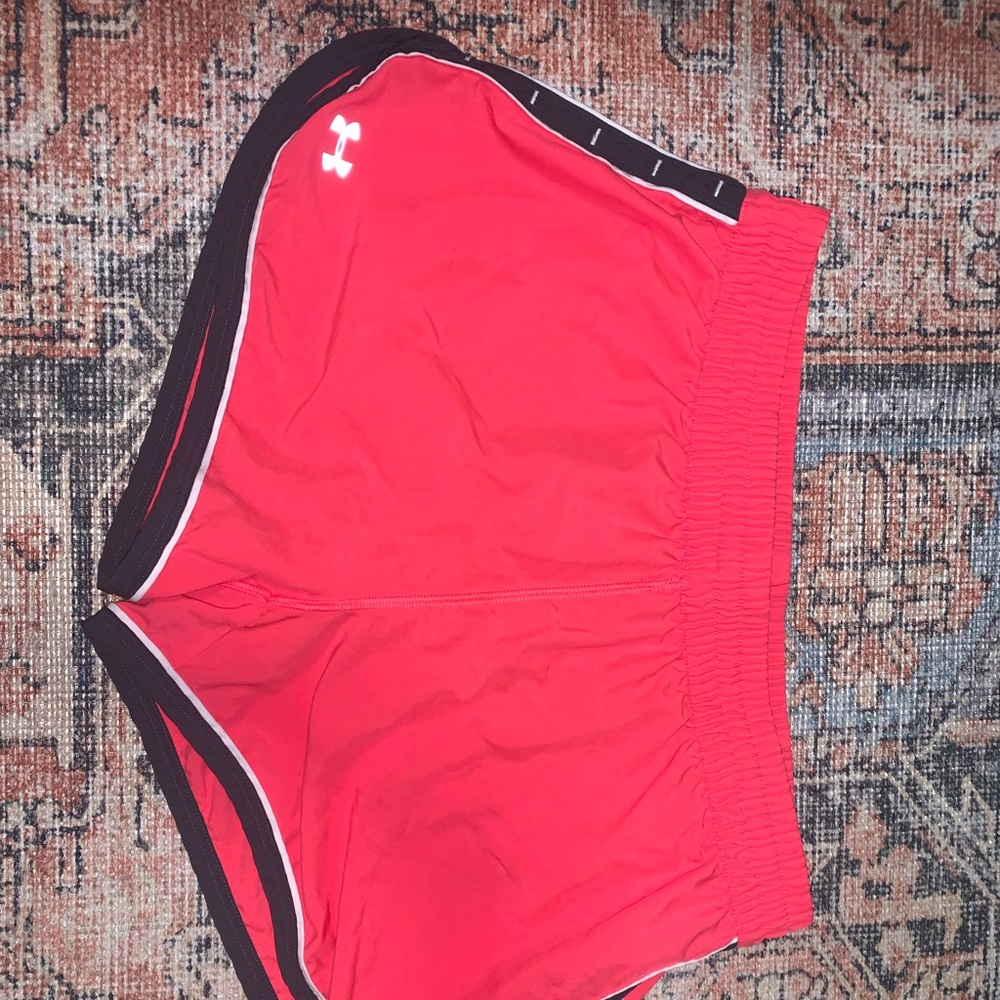 Under Armour shorts. Medium in a pink color.